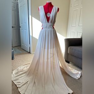 Windsor Vacay Sleeveless cut out Maxi Dress